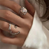 Y2K Geometry Rings Set
