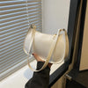 Y2K Solid Color Leather Bag