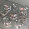 Y2K Crystal Heart Ring