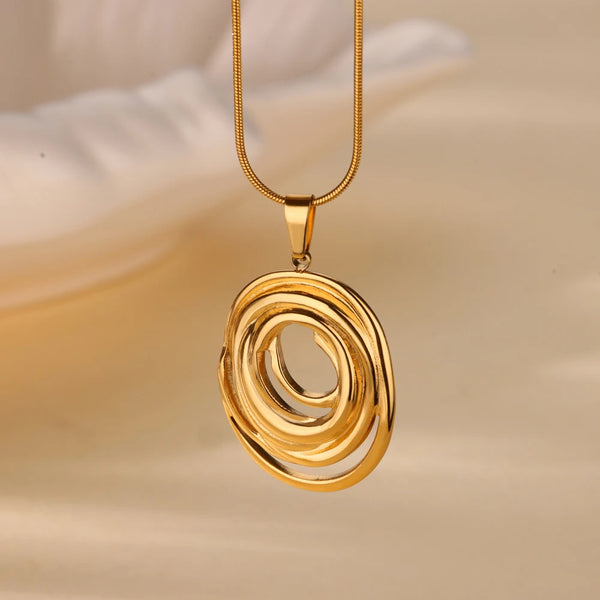 Y2K Gold Color Necklace
