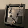 Y2K Cuban Figaro Necklace