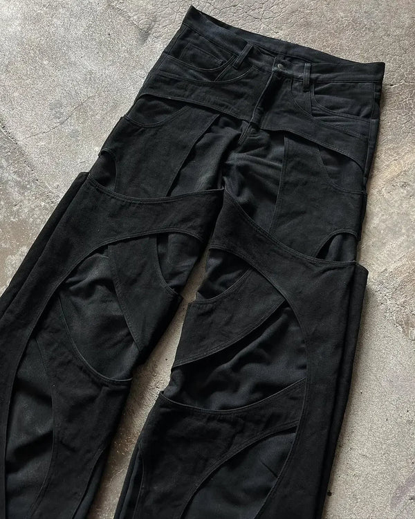Y2K Wide Lag Jeans