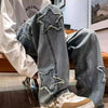 Y2K Star Patchwork Jeans