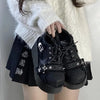 Y2K Chunky Chain Ankle Boots