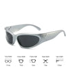 Y2K Punk Cycling sunglasses