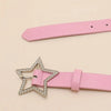 Y2K Pink Star Corset Belt