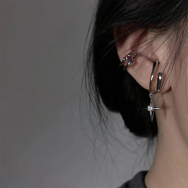 Y2K Butterfly Tassel EarClips