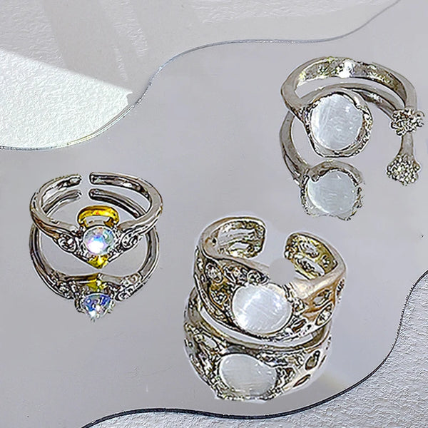 Y2K Kpop Rings Set