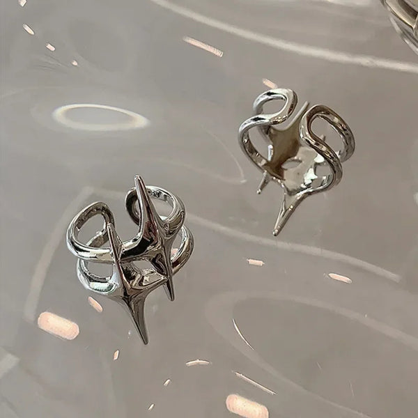 Y2K Copper Stars Ring