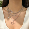 Salircon Y2K Star Necklace