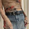 Y2K Double Hole Belt