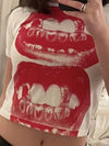 Y2K Gothic Baby Tee