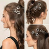 Y2K Silver Star Hair Clips