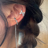 Y2K Butterfly Tassel EarClips