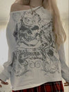 Y2K Fall Skull Tee