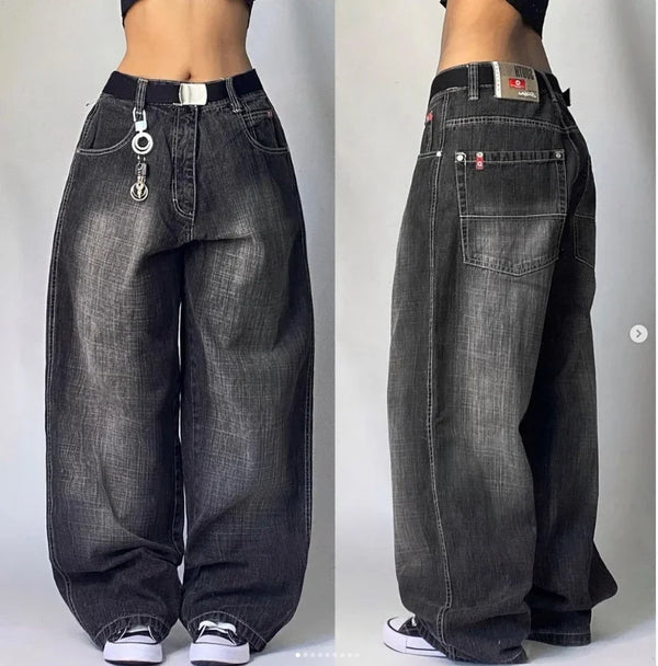 Y2K Multi-pocket Baggy Jeans