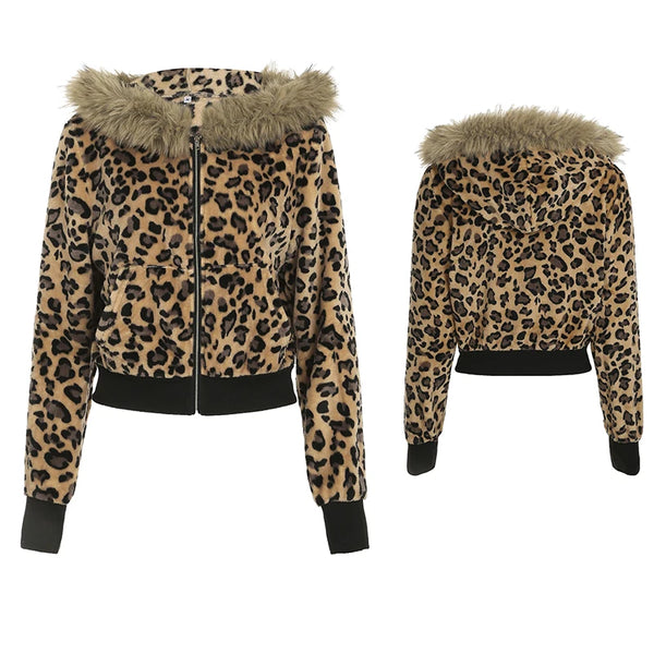 Y2K Casual Chic Fur Jacket