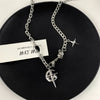 Y2K Cuban Figaro Necklace