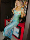 Y2K Lace Maxi Dress