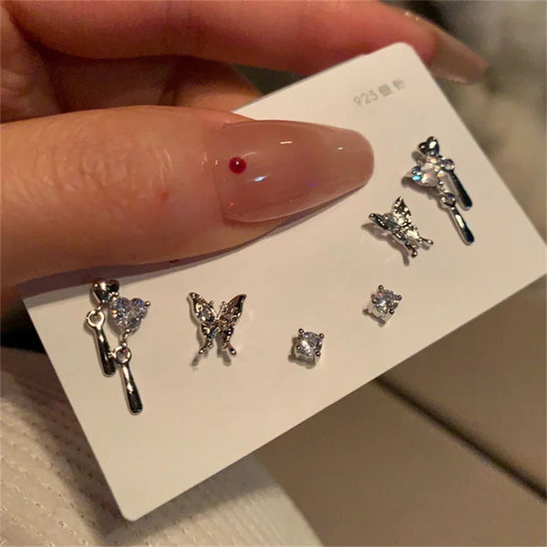 Y2K Butterfly Earring Set