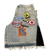 Y2K Cartoon Embroidery Shorts
