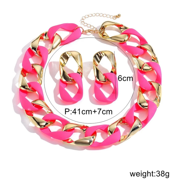 Y2K Fluorescent Necklace