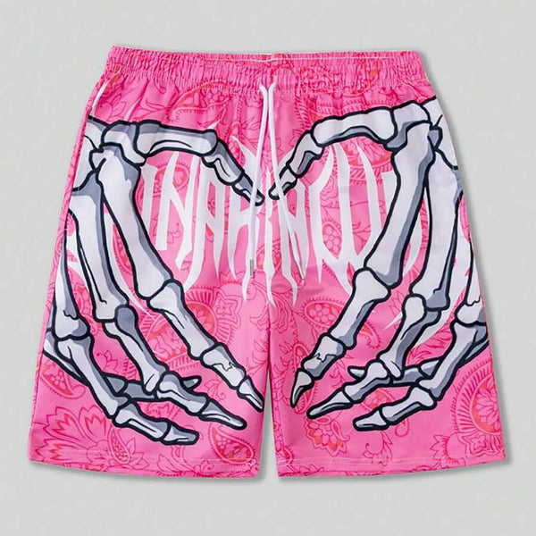 Y2K Elastic Swim Trunks