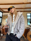 Y2K Fur Hooded Jacket