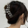 Y2K Silver Star Hair Claw