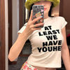 Y2K Short Sleeve Top