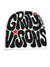 Y2K White Knit Beanie